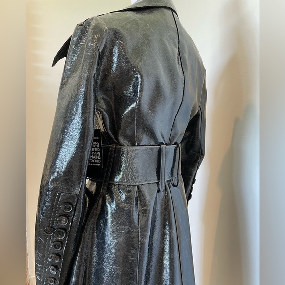 RŪH Faux Leather Trench Size EU 40 / US 10 or Medium - Picture 7 of 9